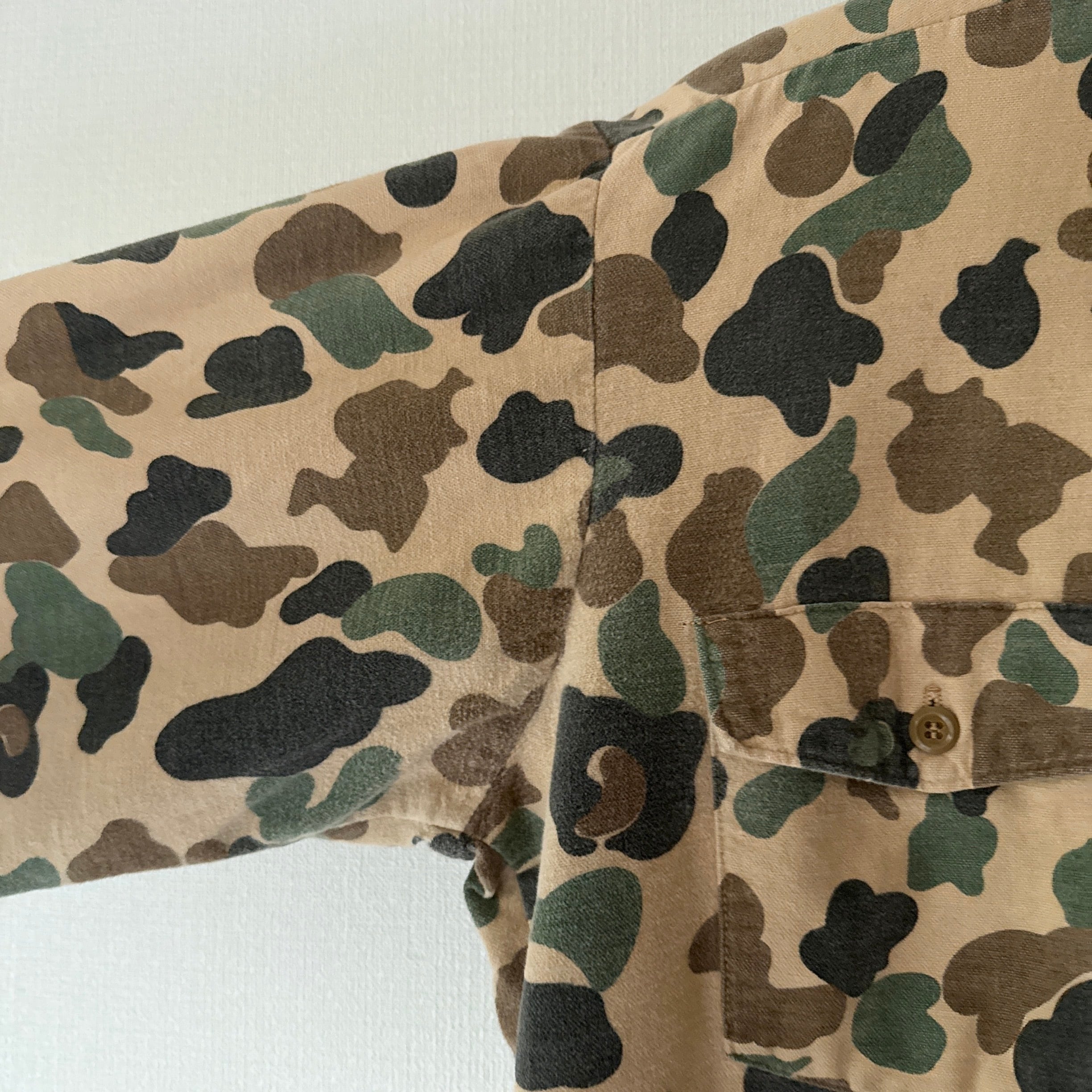 70's~80's Duxbak Duck Hunter Camo Hunting Shirt ダックスバック