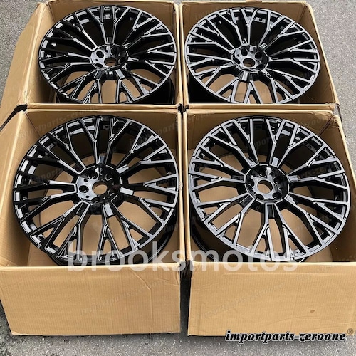 21インチ 新品グロス ブラック スタイル ホイール 2019+ BMW X5 2020+ X6 745 適合 LI-2203
