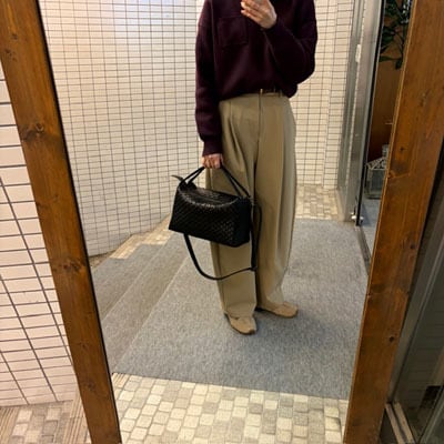 B.stuff ボックスシルエット2WAYバッグ(大)