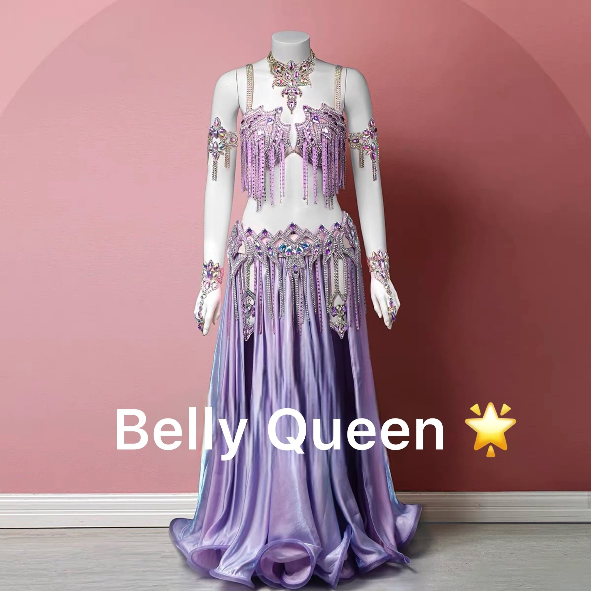 ベリーダンスバラディ衣装 ベリーダンス 女神のバラディドレス PHE B134 202306 | Belly Treasure®︎
