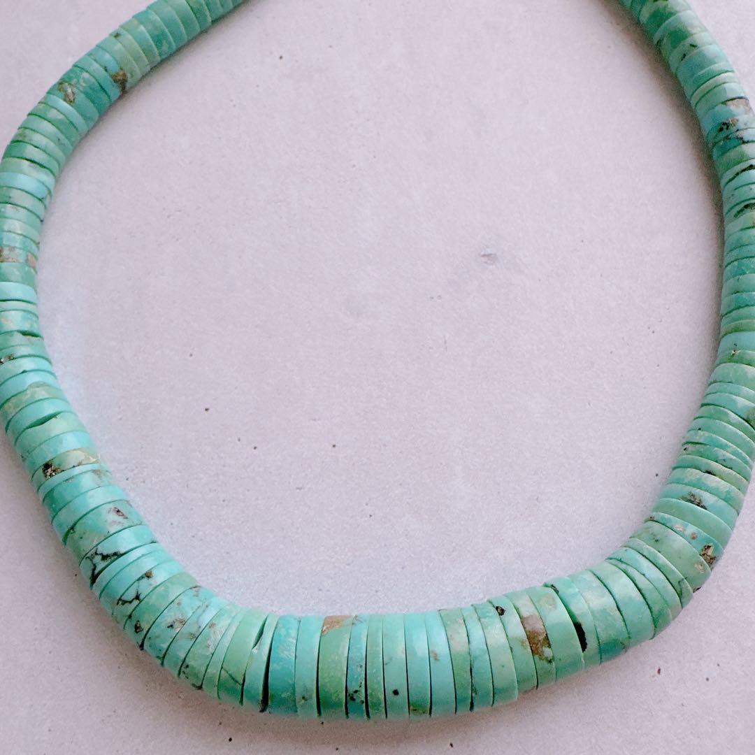 J460】ヴィンテージ サントドミンゴ族 ヒシ heishi ネックレス