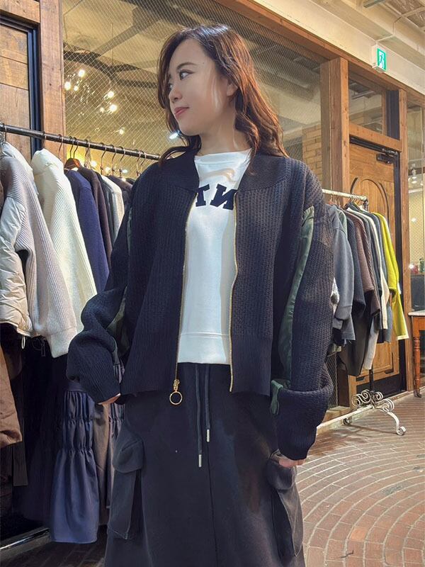 セブンデイズ　1251256　異素材ニットBZ