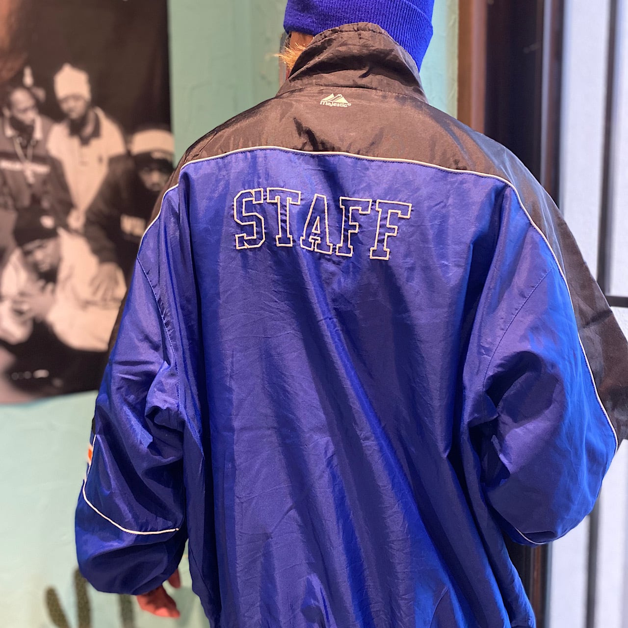 ニューヨーク メッツ ナイロンジャケット M Majestic majestic