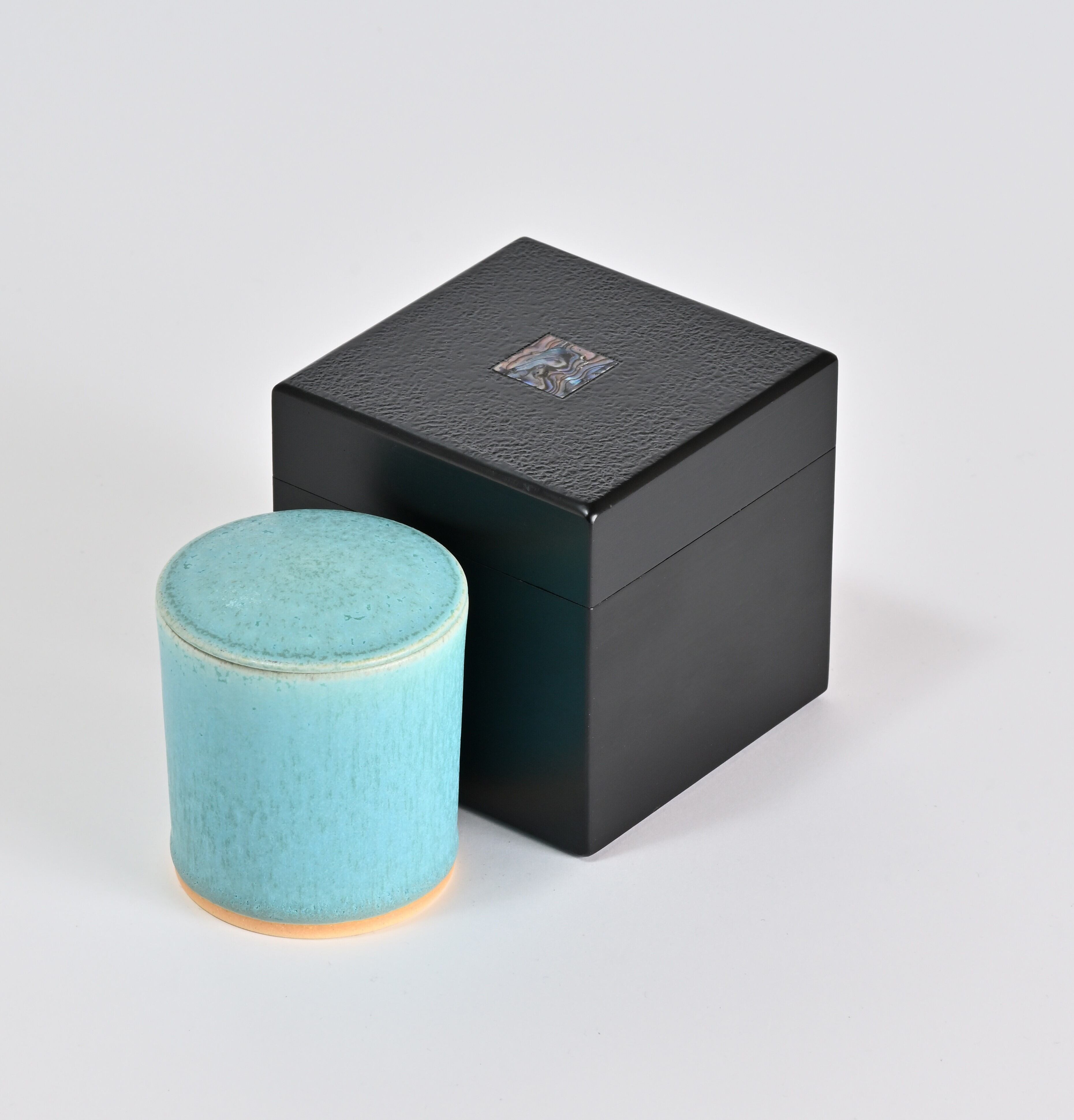 漆 CUBEメモリアル®】 黒螺鈿 青貝 | 工房たけ徳島