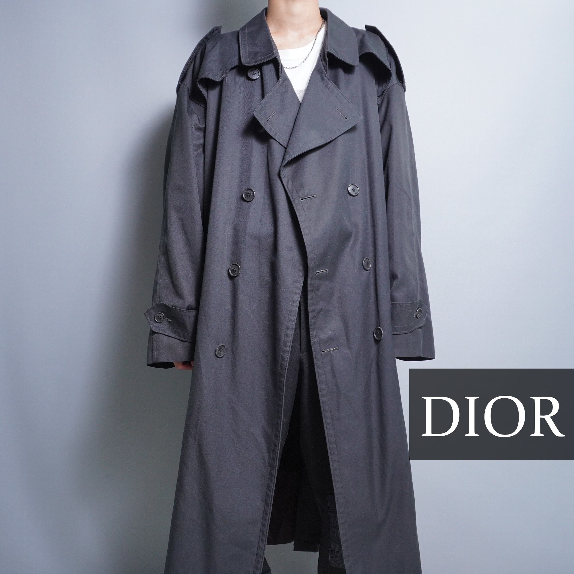 【Christian Dior】“完品”オーバーサイジングトレンチコート 