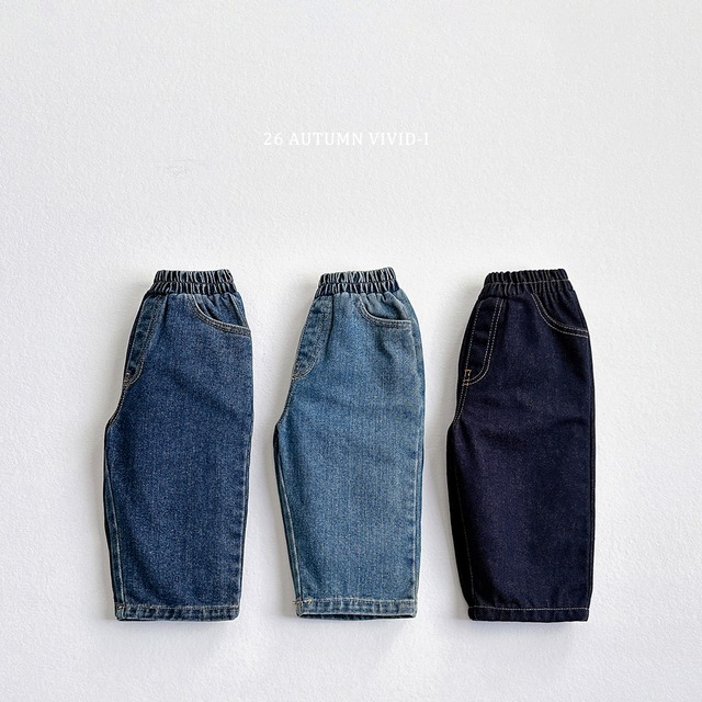 standard denim pants【VIVID】※※10月下旬発送予定