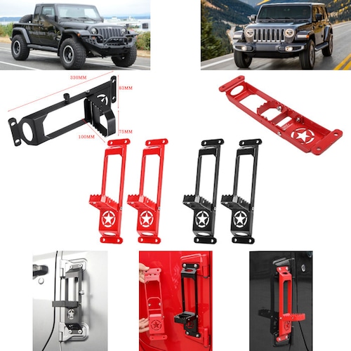 ステップ 外側 ドアヒンジ用 ジープ Jeep ラングラー Wrangler JK JL