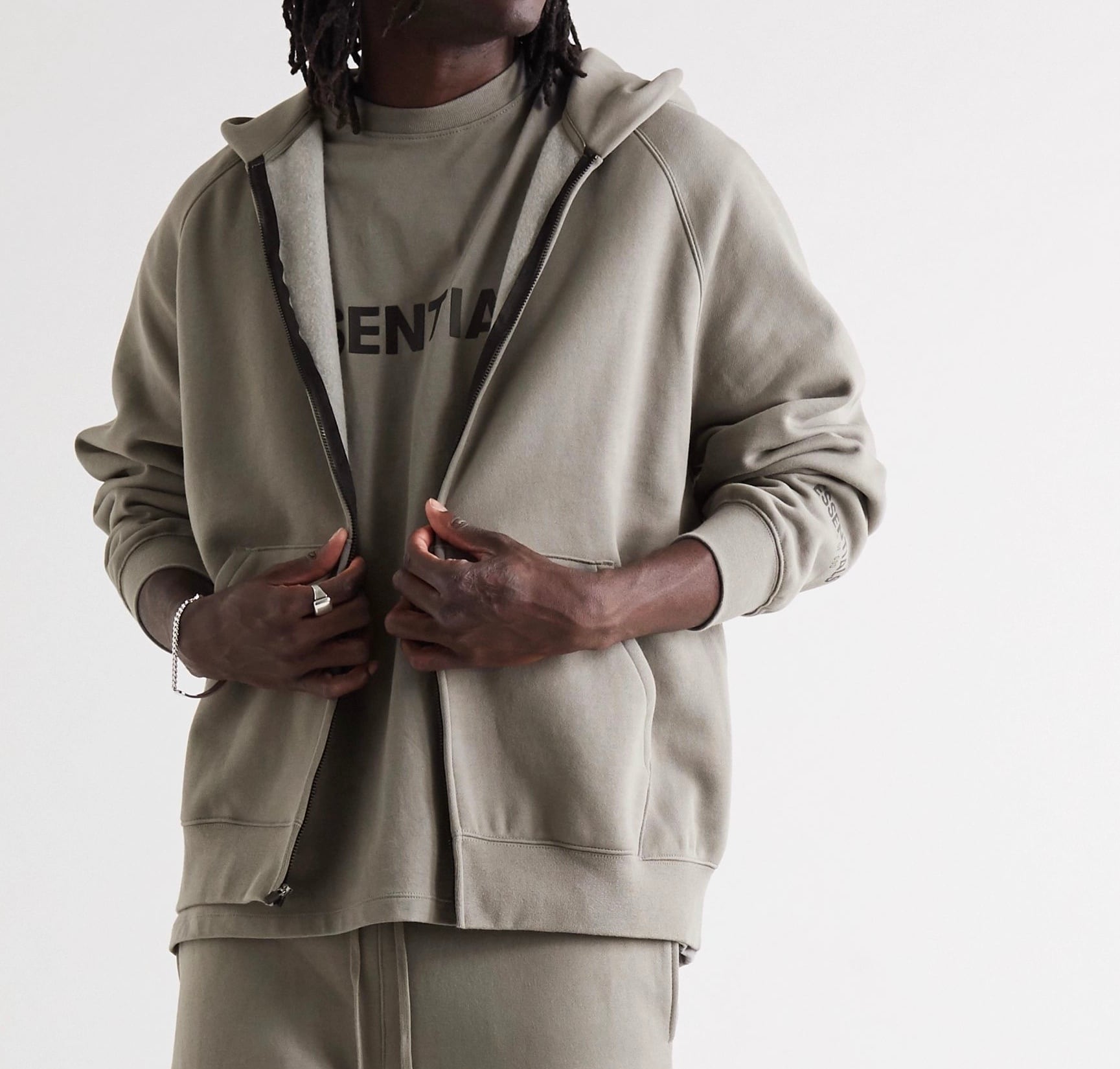 FOG - Fear Of God Essentials Full Zip Hoodie 2020SS ...