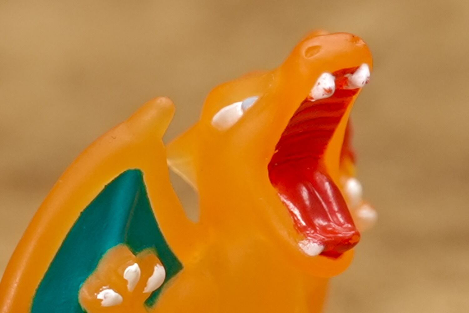 4342BP1 リザードン クリア ポケモンキッズ 指人形 平成レトロ 1996