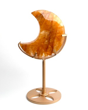 Golden Healer Quartz ”The moon” ゴールデンヒーラークォーツ ⭓ 朧月 ⭔ CARVING