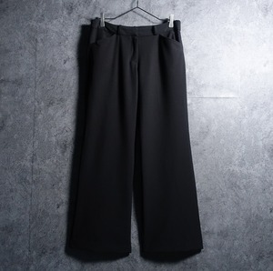 “WORTHINGTON” Black Wide Flare Slacks
