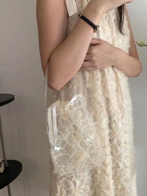 【即納商品】beads mini hand bag