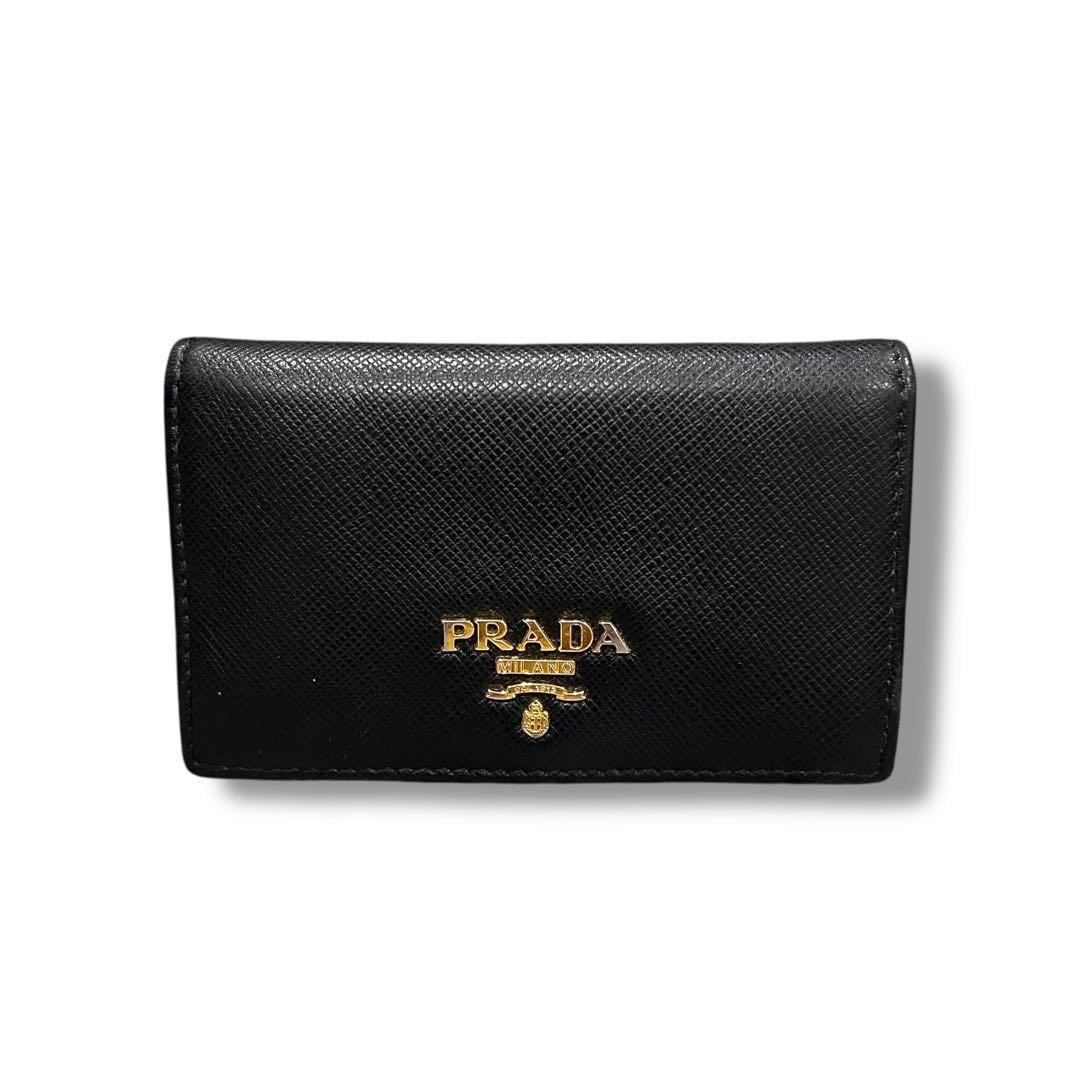 プラダ カードケース PRADA サフィアーノ 名刺入れ ブラック