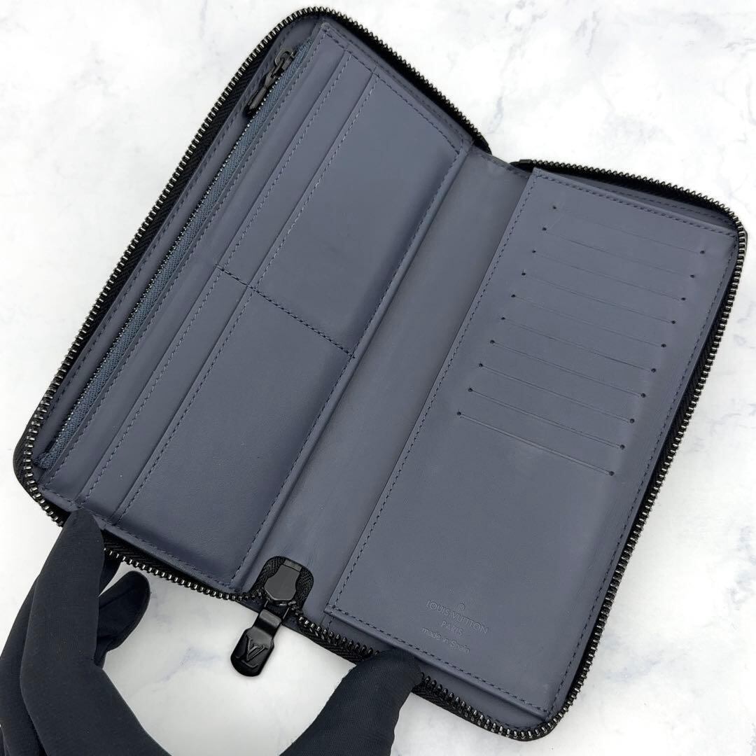 新品に近い】ルイヴィトン モノグラムシャドウ ジッピーヴェルティカル