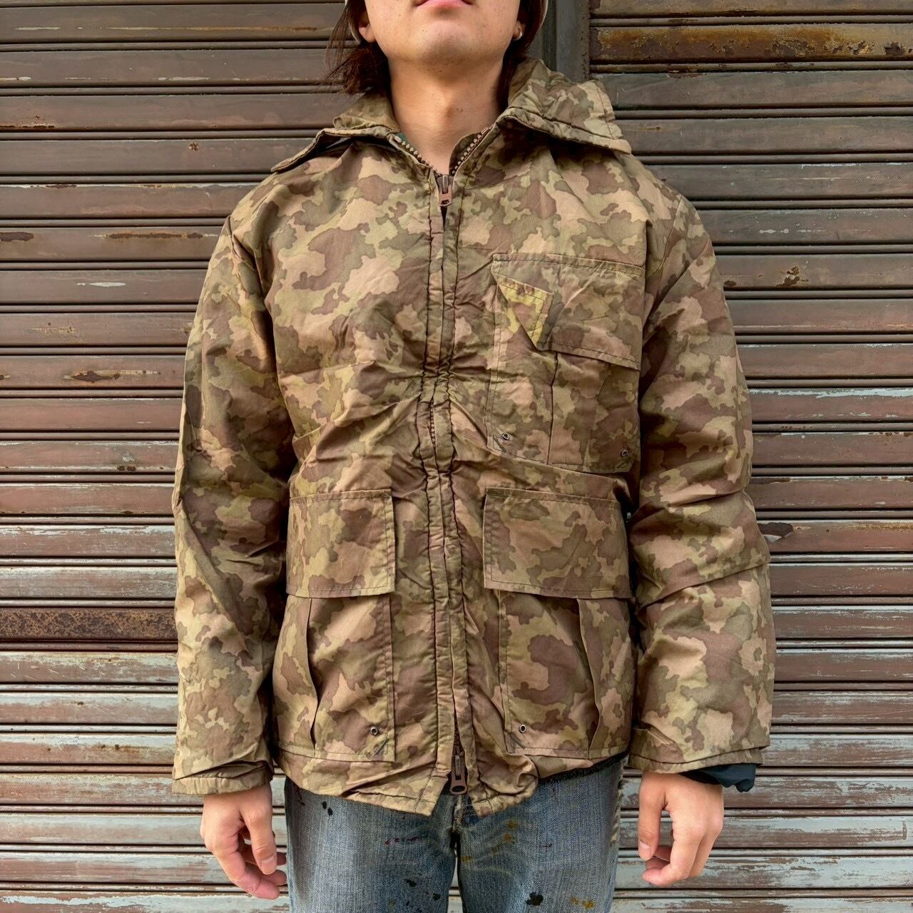 80s カナダ製 Mustang Sportswear ハンティングジャケット M 迷彩