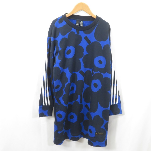 adidas × marimekko スウェット ドレス ワンピース sizeL/アディダス マリメッコ 0702