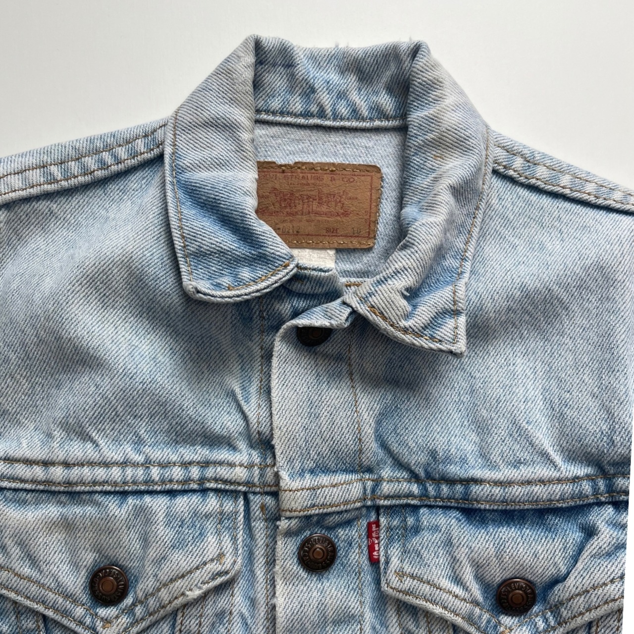 ＜VINTAGE＞Kids Levi's Denim Jacket 10Y (2610JK06)｜キッズ  リーバイス ヴィンテージ デニムジャケット - 3