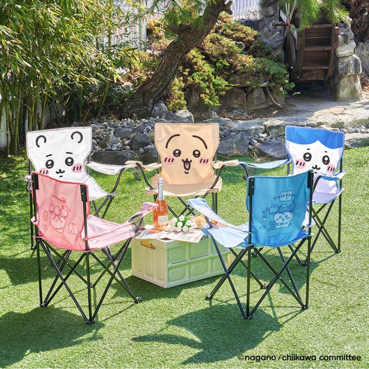 韓国限定】chiikawa portable chair 5types / ちいかわ ポータブル