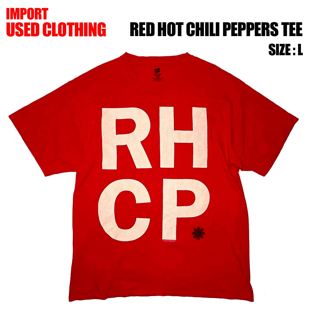 【IMPORT古着】RED HOT CHILI PEPPERS TEE (size L)