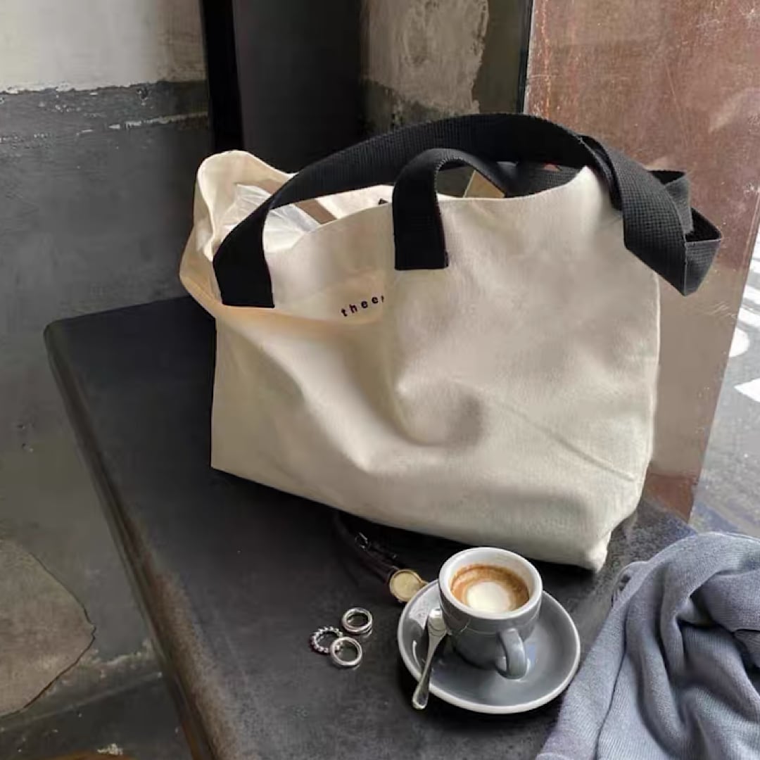 キャンバス地トートバッグ Y049 大人カジュアルレディースアパレルショップaddmore