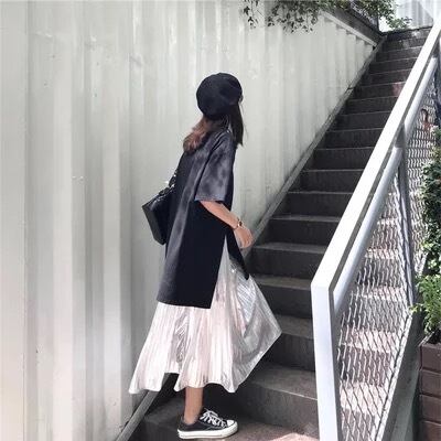 オーバースリットtシャツ ロングプリーツスカート セット 41 Berna