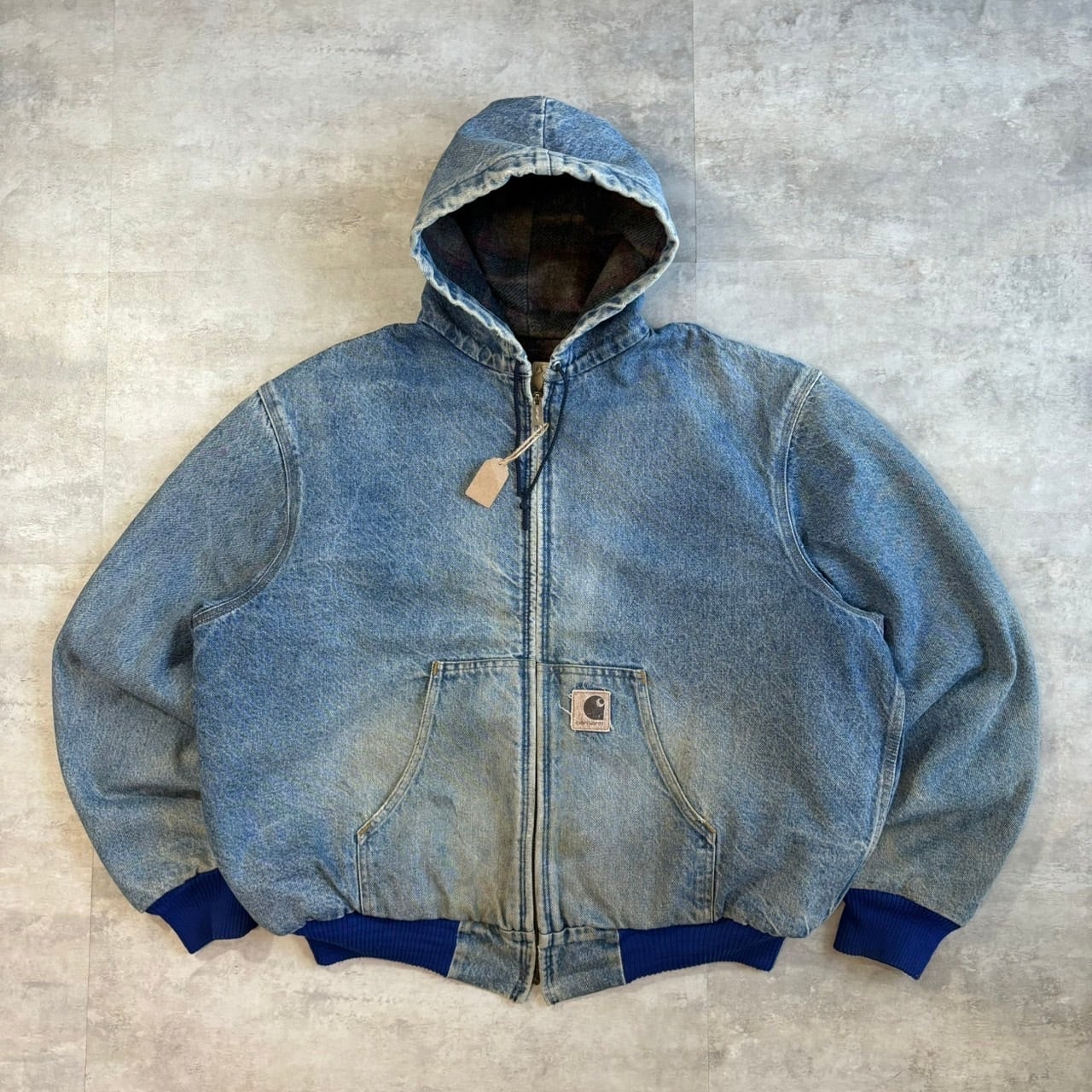 Carhartt 90s usa製 アクティブジャケット デニム ブランケット No.1580