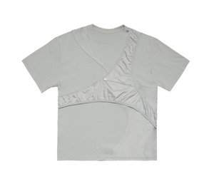 [OJOS] FILA X OJOS Chest Sack Piping T-shirt / Grey 正規品 韓国ブランド 韓国通販 韓国代行 韓国ファッション オホス