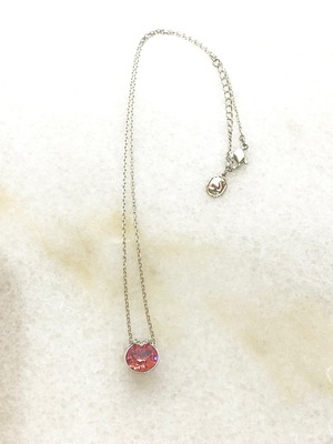 SWAROVSKI スワロフスキー ベラ V ペンダント ラウンドカット ピンク 5734230