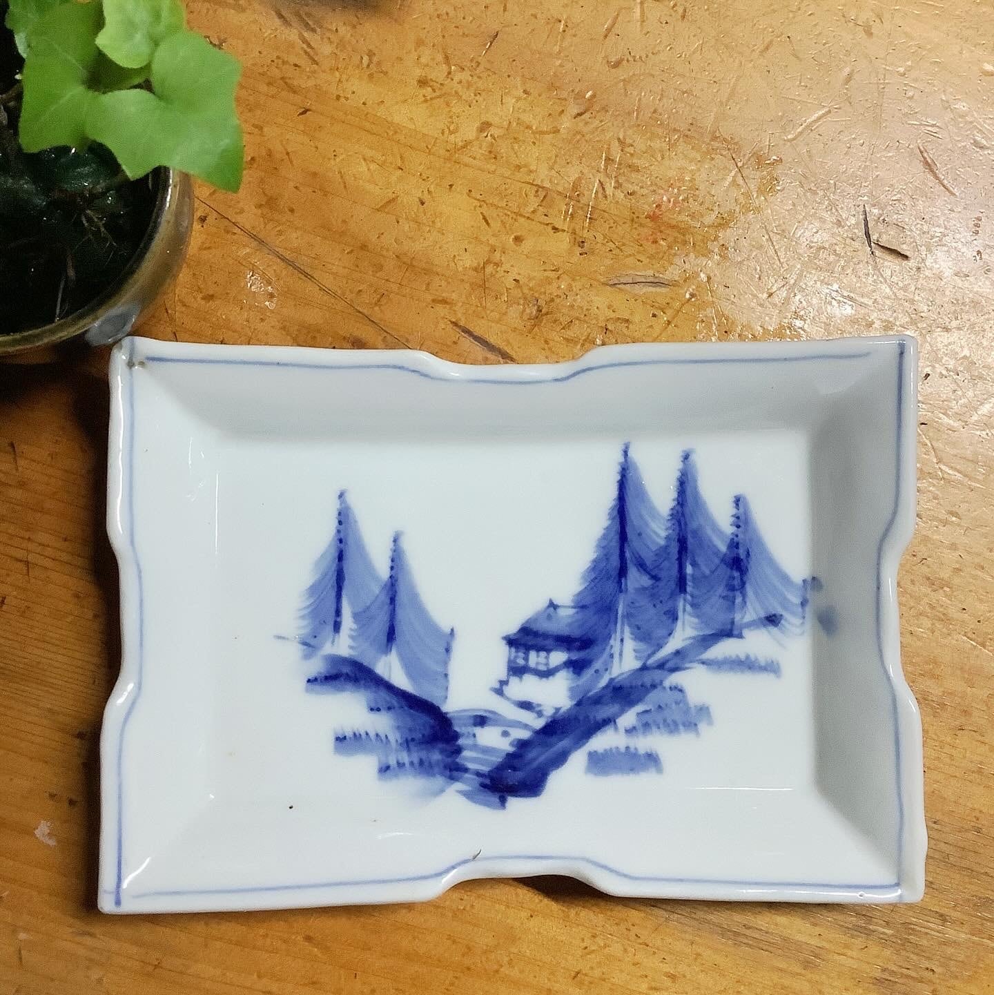 菱形豆皿 | 骨董 かりん