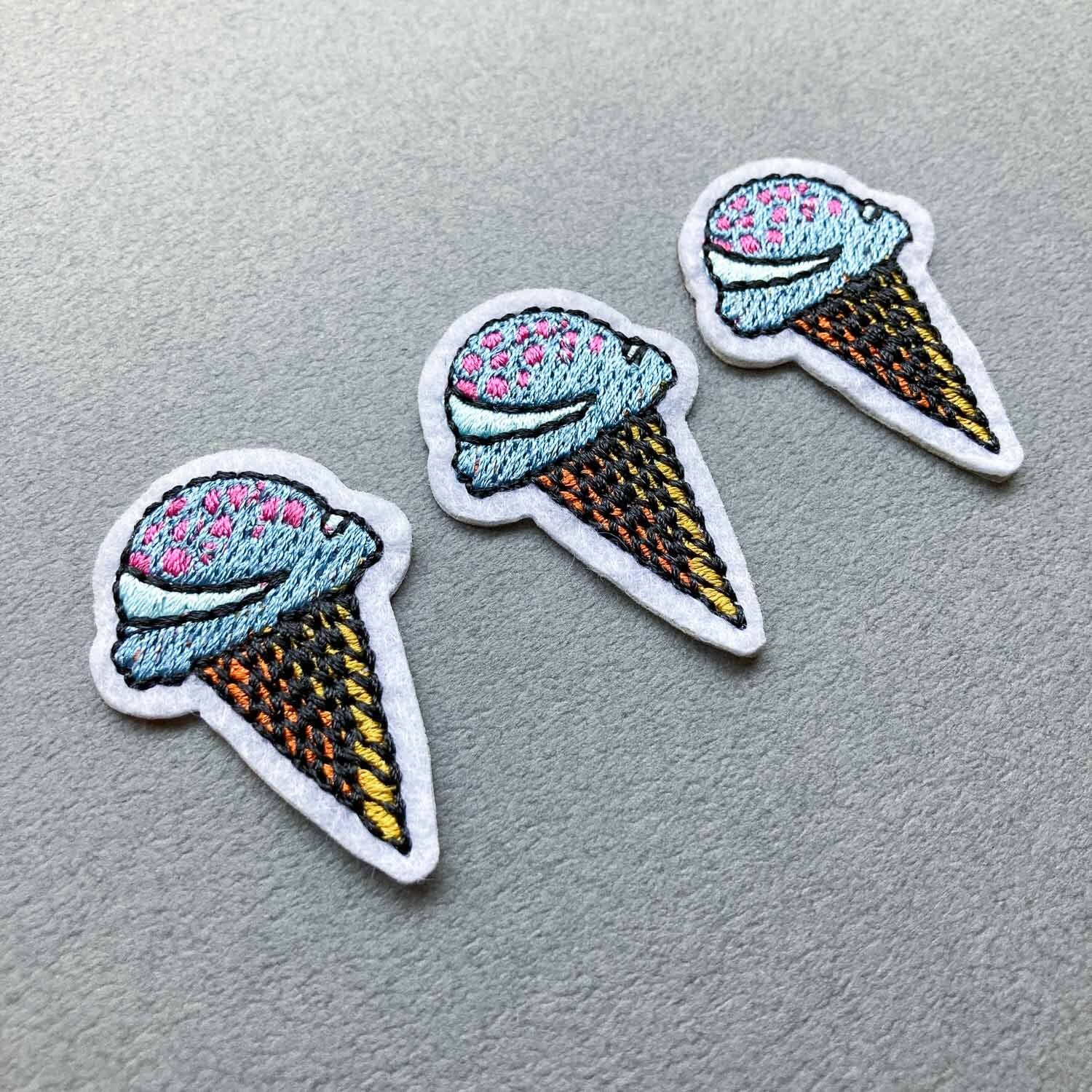 再入荷〉小さなアイスクリームワッペン | Dua-アクセサリーパーツショップ