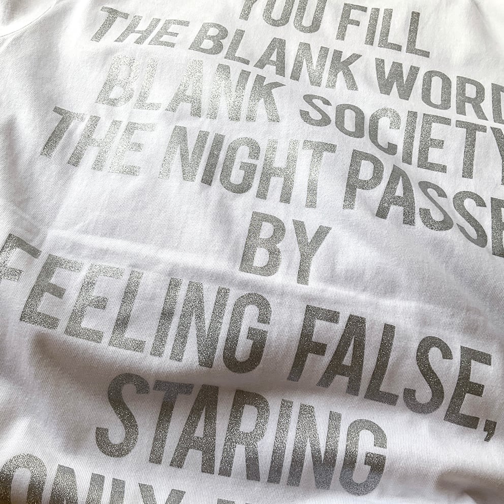 再販】Lyric T：Long / Silver Glitter | ADDICT OF THE TRIP MINDS