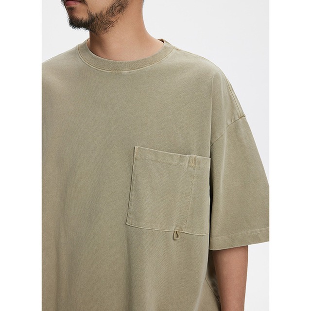 ★RETRO LOOSE WASHED T-SHIRT A0471