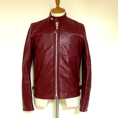 70’s Single Riders Jacket　Burgundy