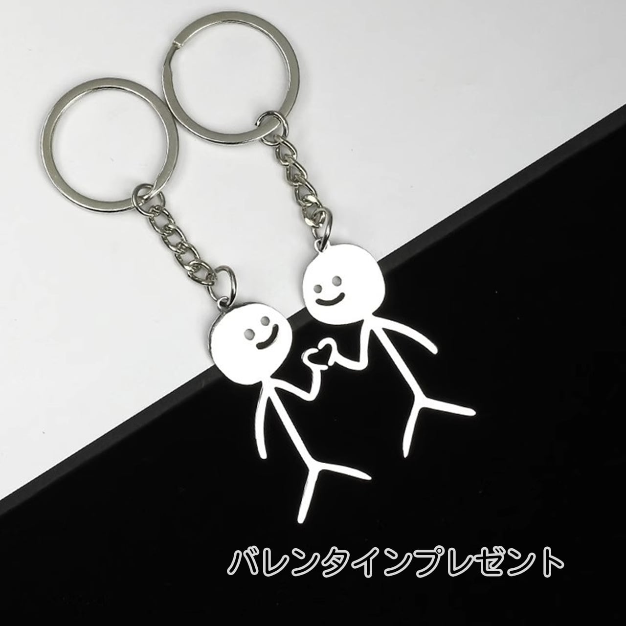 P-03 .カップルペアキーホルダー おしゃれINS風 個性派かわいい バッグ