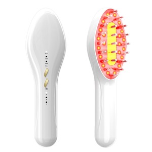 【数量限り】電気ブラシ 電動頭皮ブラシ ems 頭皮ケア ヘッドブラシ リフトブラシ 3D振動 3色LED スカルプケア ヘアケア 3段階強度 液体ケース付き 軽量 コードレス プレゼント 母の日 (ホワイト)