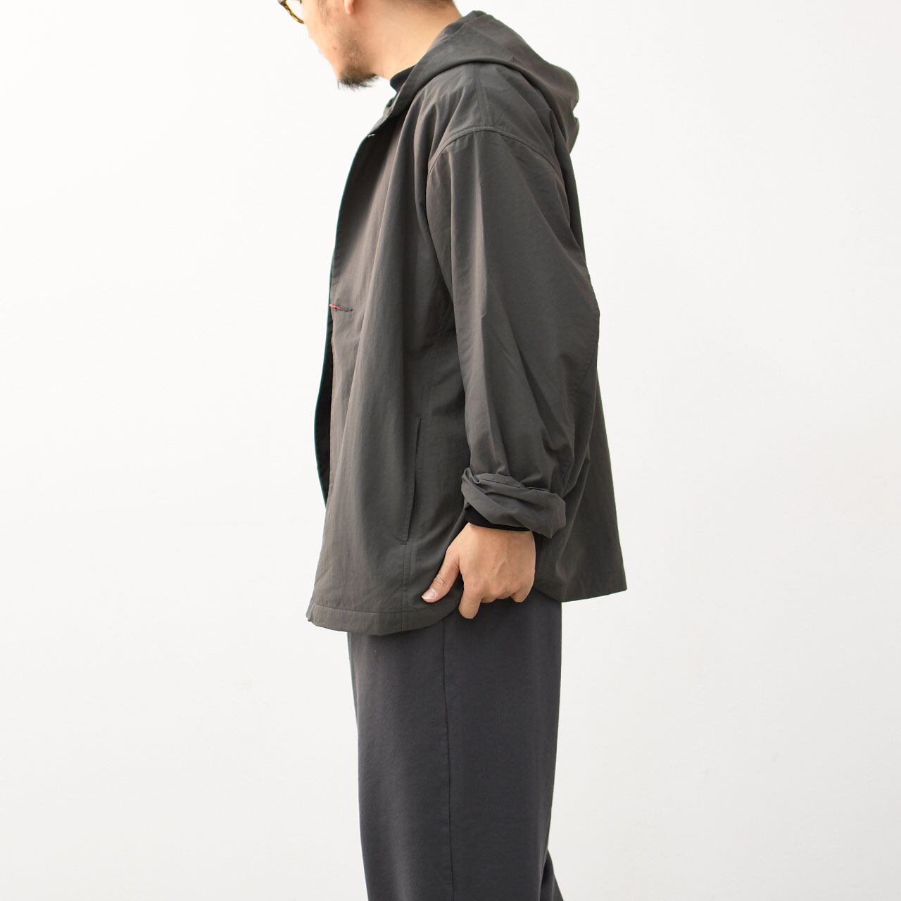 DANTON [ダントン] M NYLON TUSSER HOODED JACKET [DT-A0655TNY