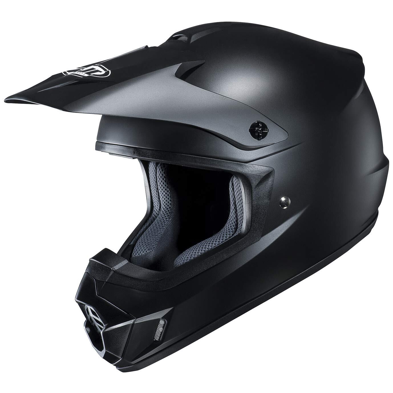 【努力特価】HJC HELMETS(エイチジェイシーヘルメット) バイクヘルメット オフロード セミフラットブラック (サイズ:XL) CS-MXII SOLID(ソリッド) HJH102