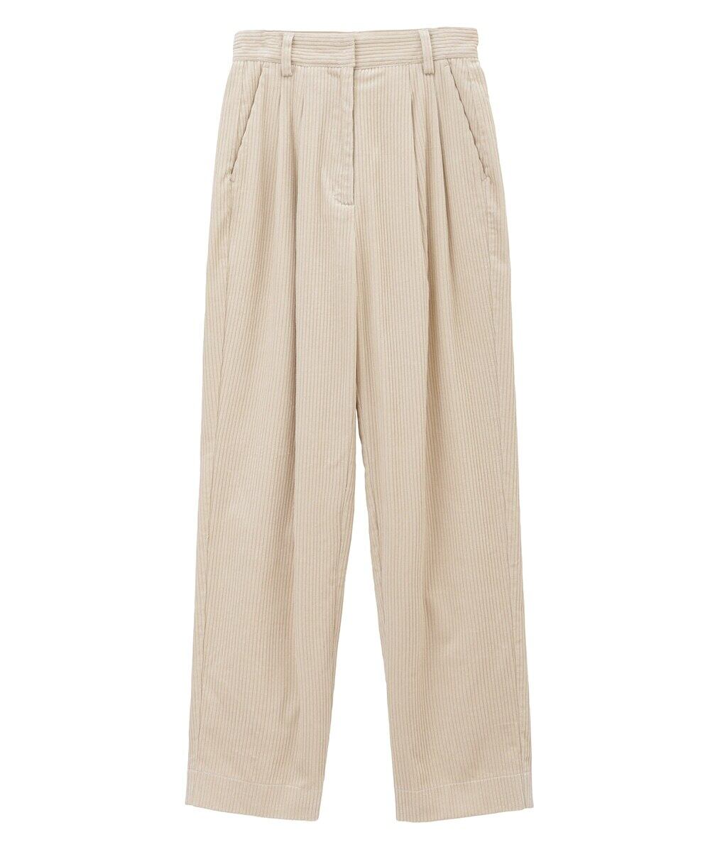 CLANE(クラネ) CORDUROY TAPERED PANTS IVORY | サウスオレンジ