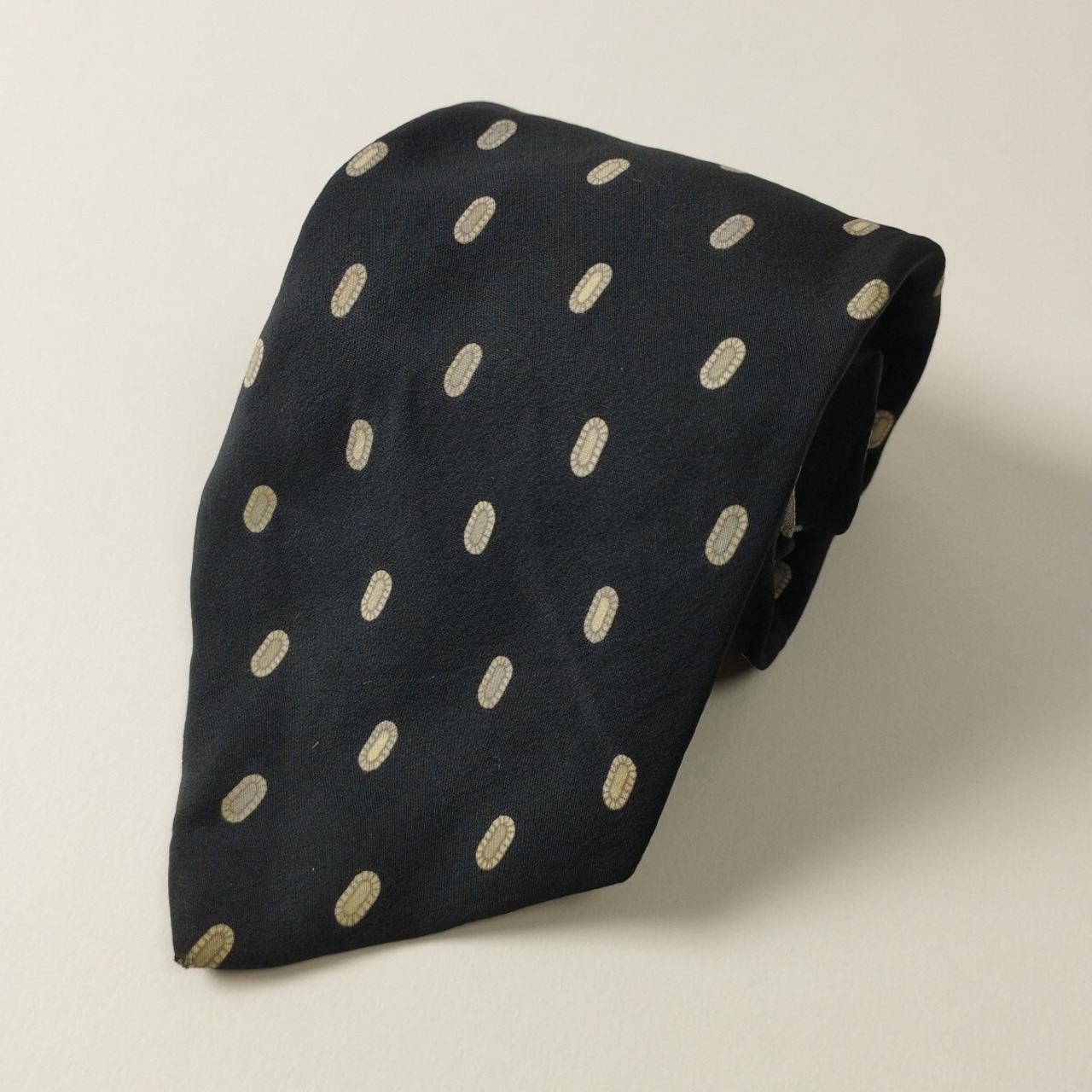 CARTIER　ドット ネクタイ　シルク　フランス製