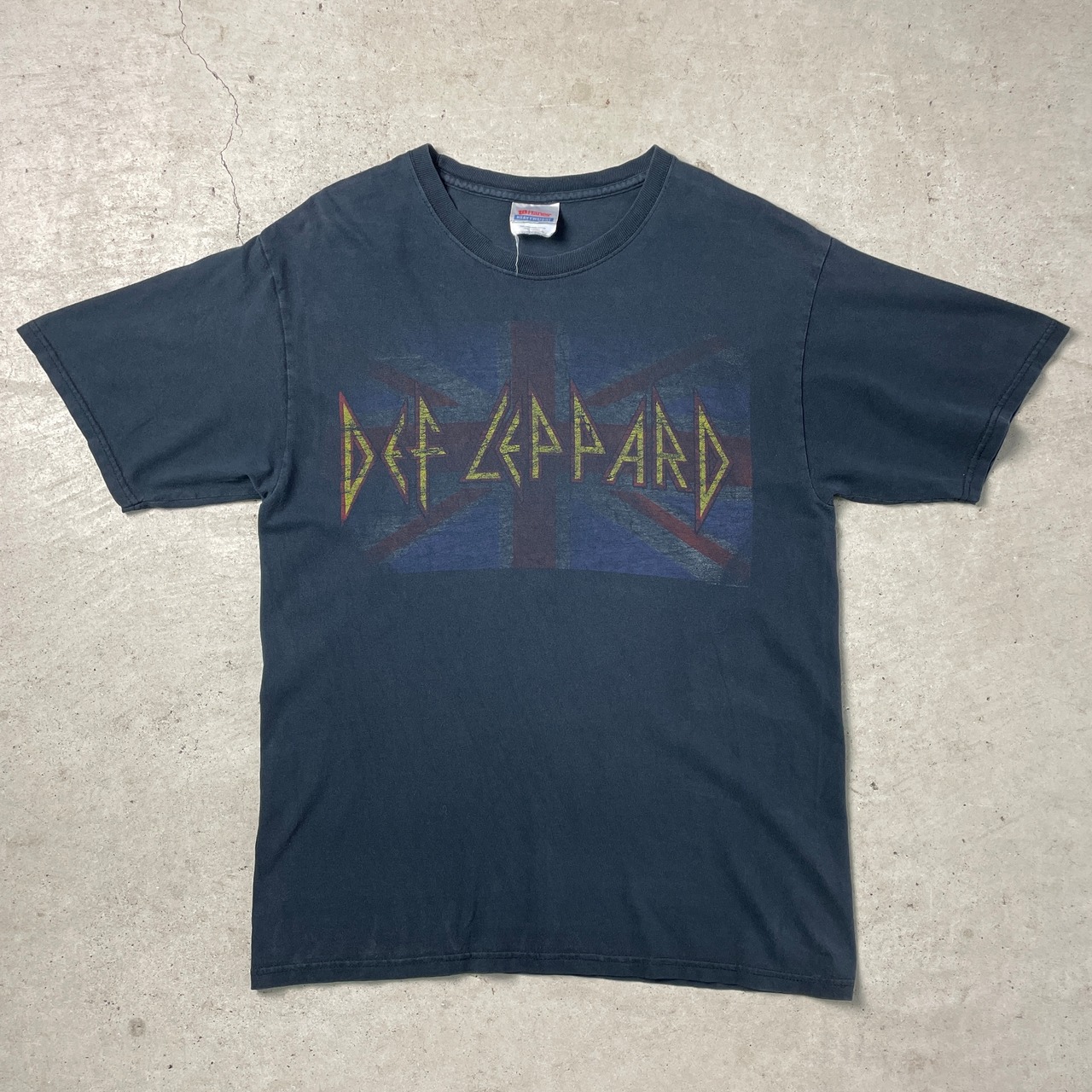 00年代 DEF LEPPARD デフレパード バンドTシャツ メンズM相当 古着 00s 