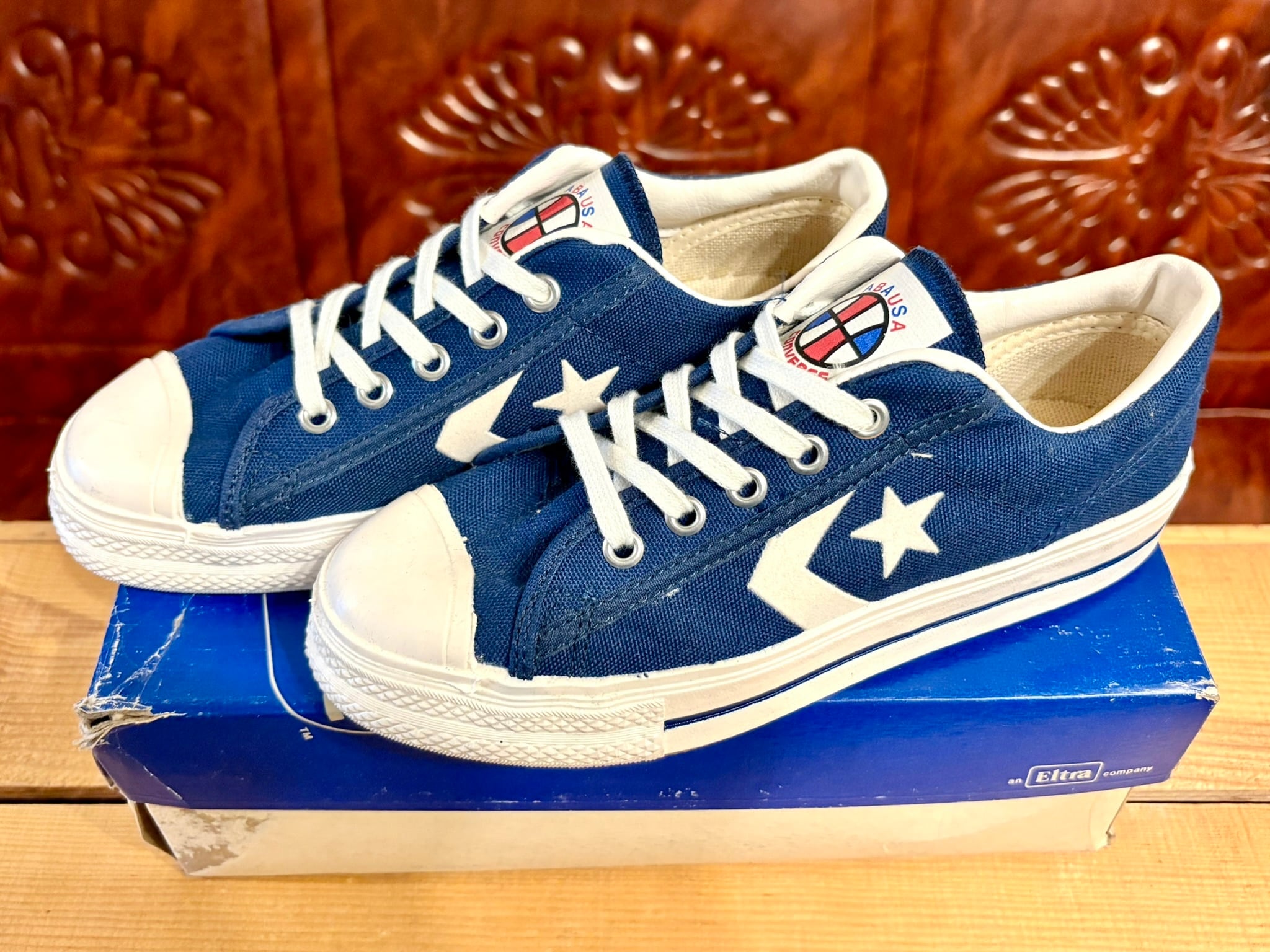 converse（コンバース） ABA OX ネイビー 3.5 22.5cm 70s USA 青箱 258