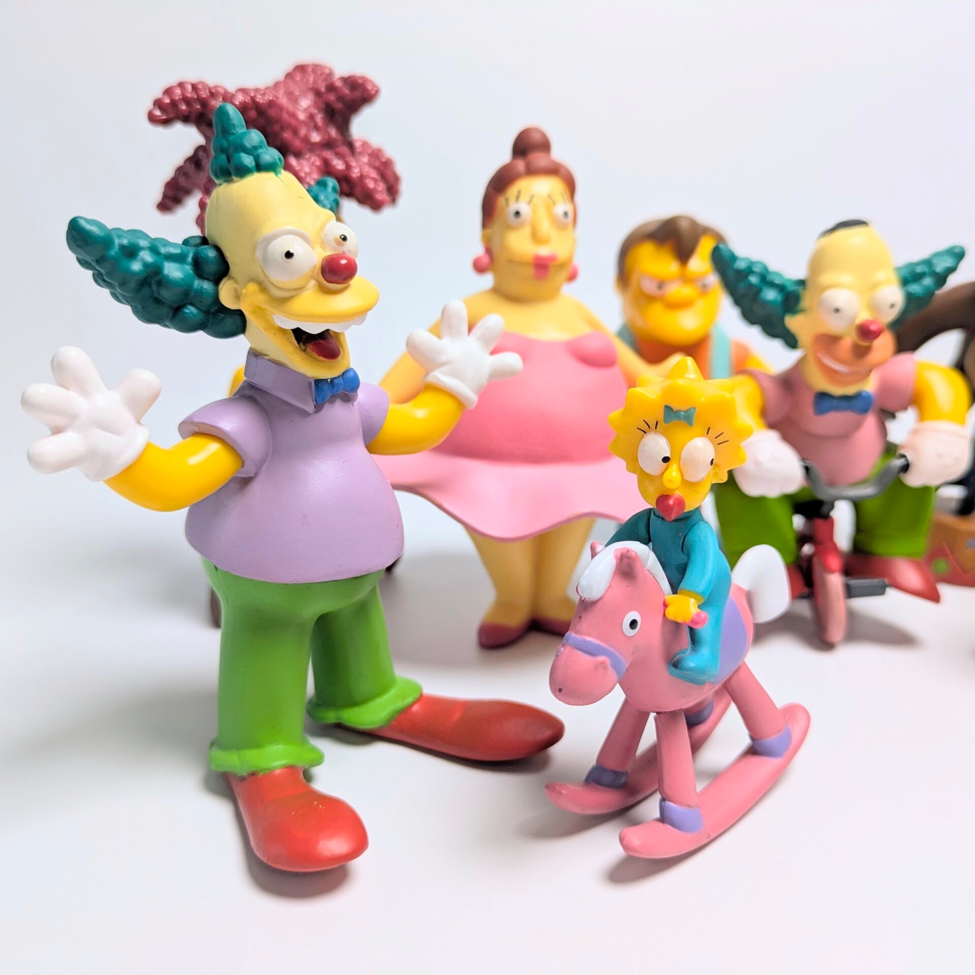 ☆VINTAGE 2005年製!☆【 The Simpsons(ザ シンプソンズ) 】PVCフィギュア Series2 10Pセット 〚アメリカン雑貨 アメトイ〛