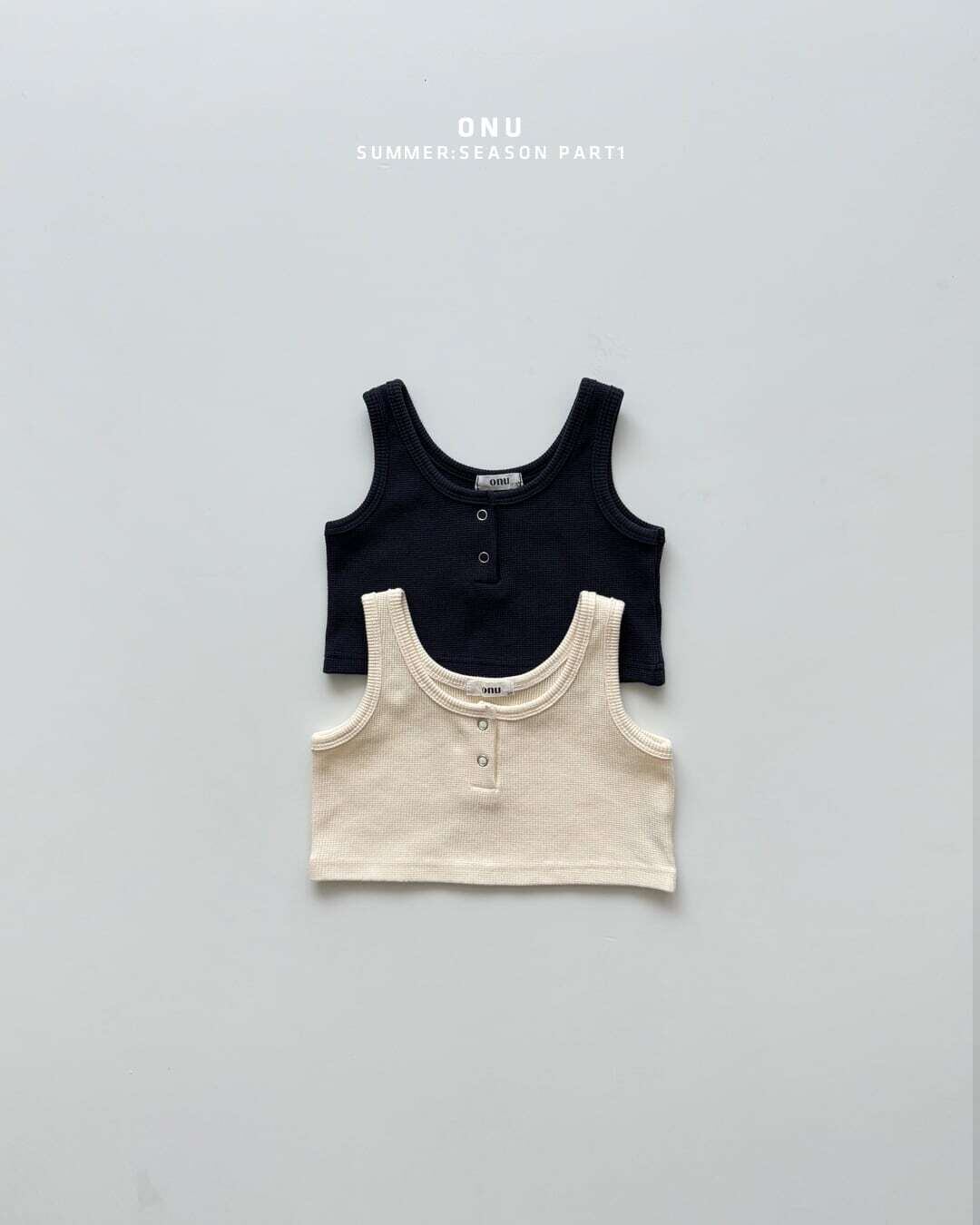 【予約】onu Mini waffle sleeveless