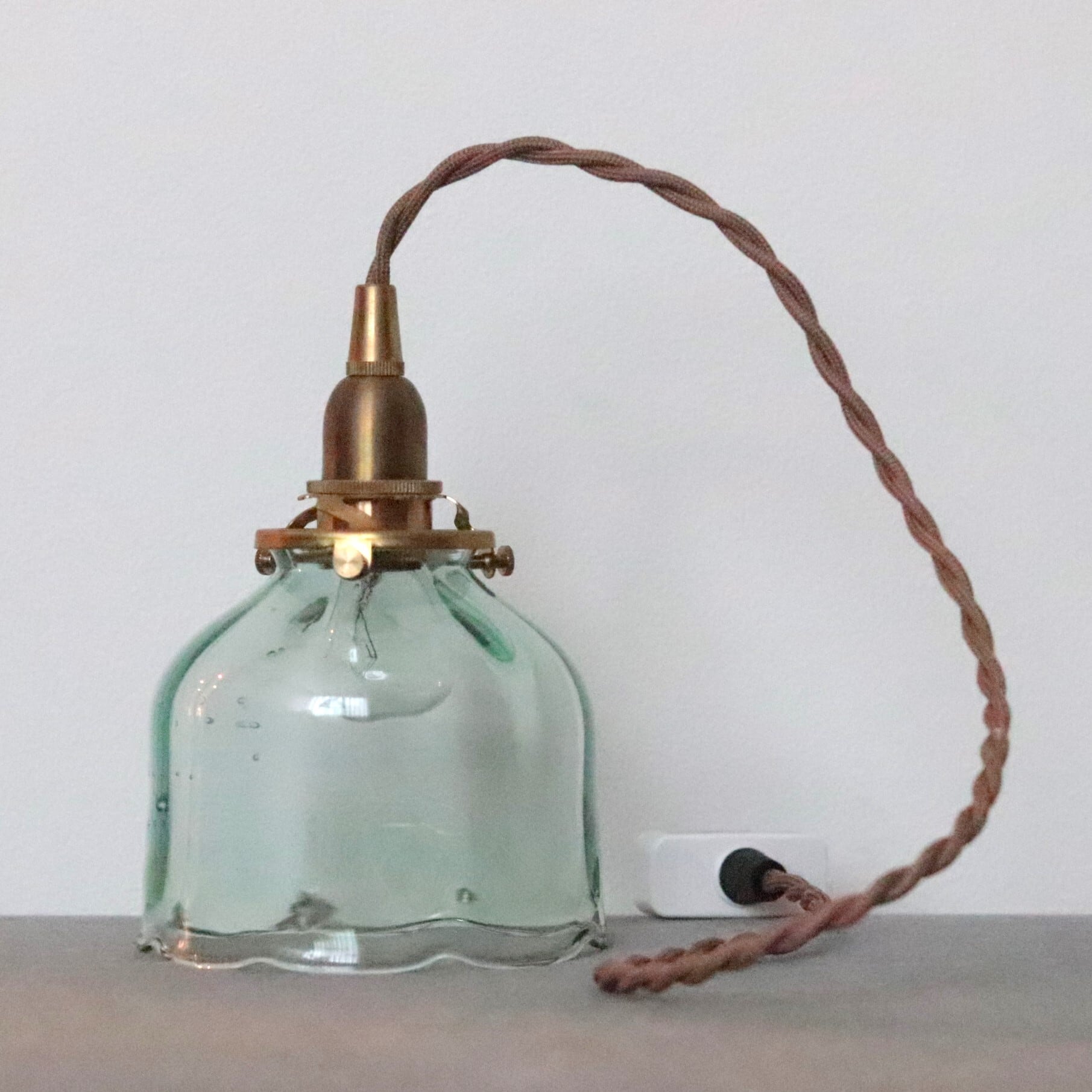 照明】吹きガラスのペンダントライト ラムネ | ジーフラットインテリア