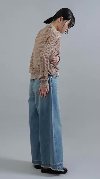 SALE CYAN TOKYO スリットヘムビンテージバギーパンツ No.510345