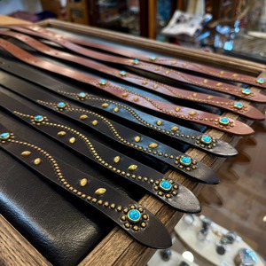 ナスングワム【Nasngwam】Studs Belt (Black)