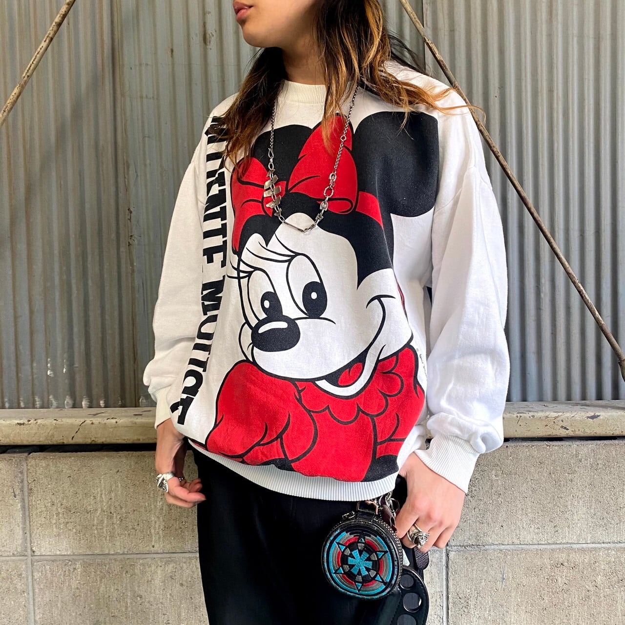 90s Disney Minnie Mouse スウェット トレーナー ミニー