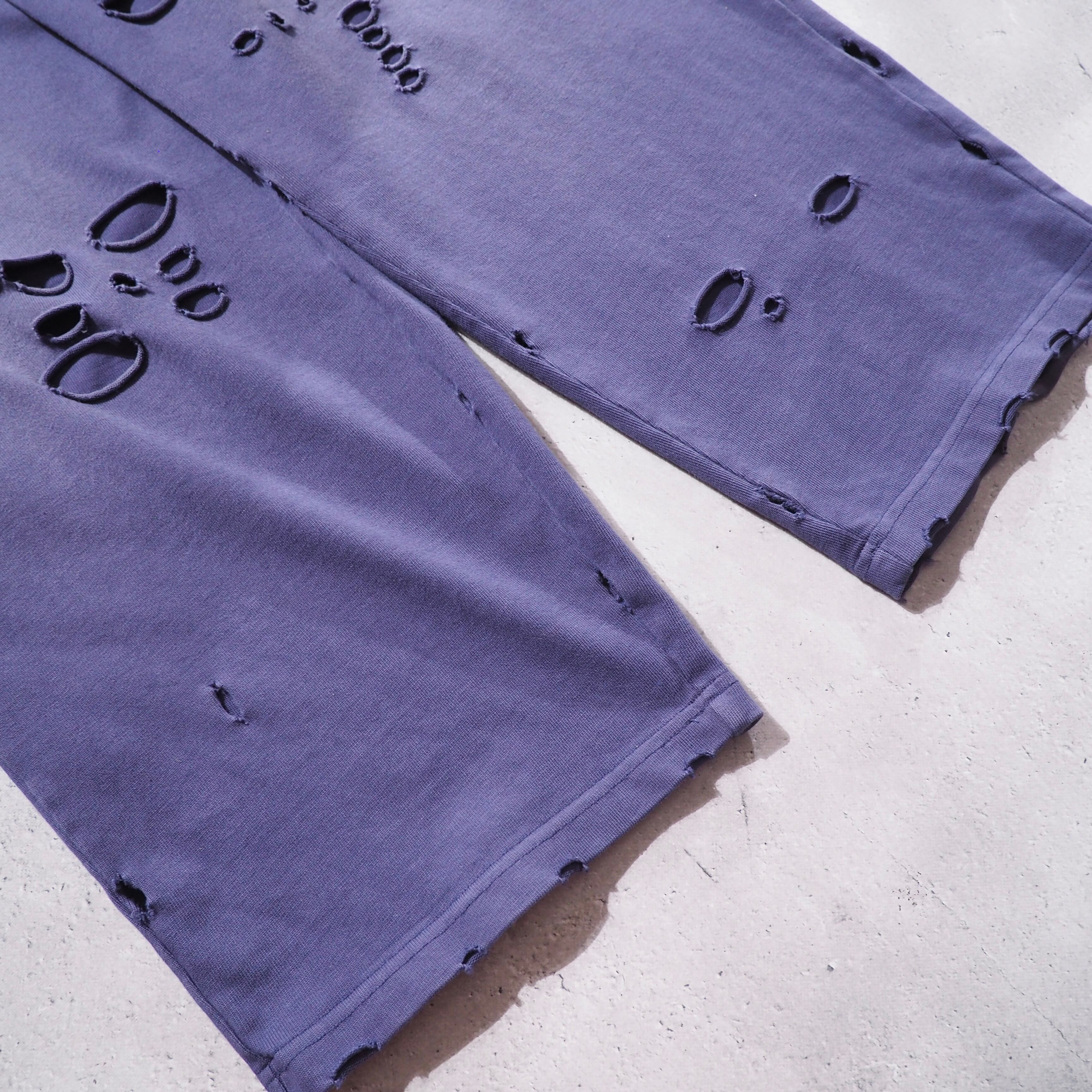 " CONVERSE TOKYO " PIGMENT DYE DISTRESSED Wide sweat pants