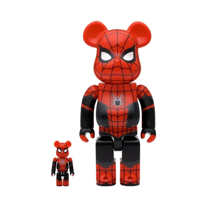 ベアブリック スパイダーマン アップグレード スーツ 100% & 400% メディコム ベアブリック BE@RBRICK 100% & 400% スパイダーマン