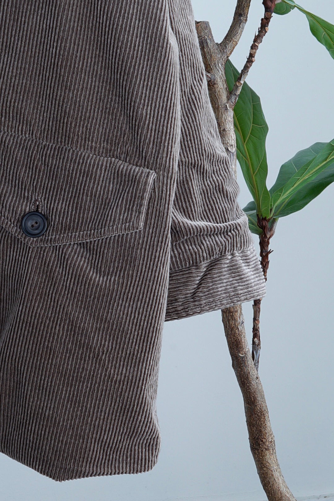 RICORRROBE - COVERALL LIMBO - CASHMERE CORDUROY | Brownie
